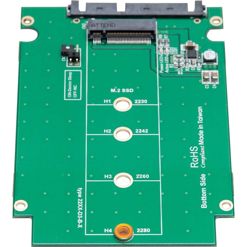 SYBA 2.5" SATA III to M.2 (NGFF) SSD Enclosure with Complete Screw Set - Thumbnail 4