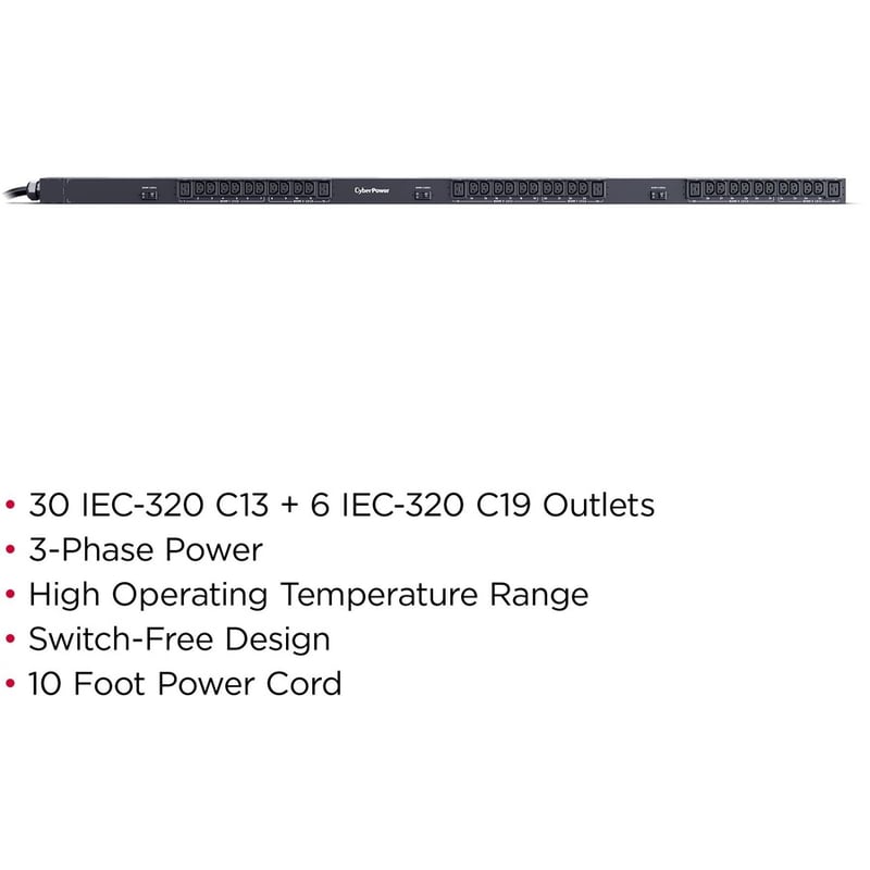 CyberPower PDU13104 36-Outlets PDU - Thumbnail 2