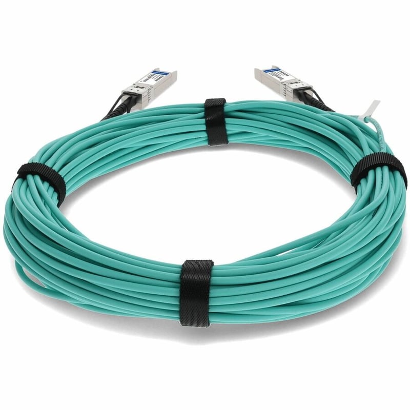 AddOn MSA and TAA Compliant 10GBase-AOC SFP+ Active Optical Cable (850nm, MMF, 25m) - Thumbnail 4