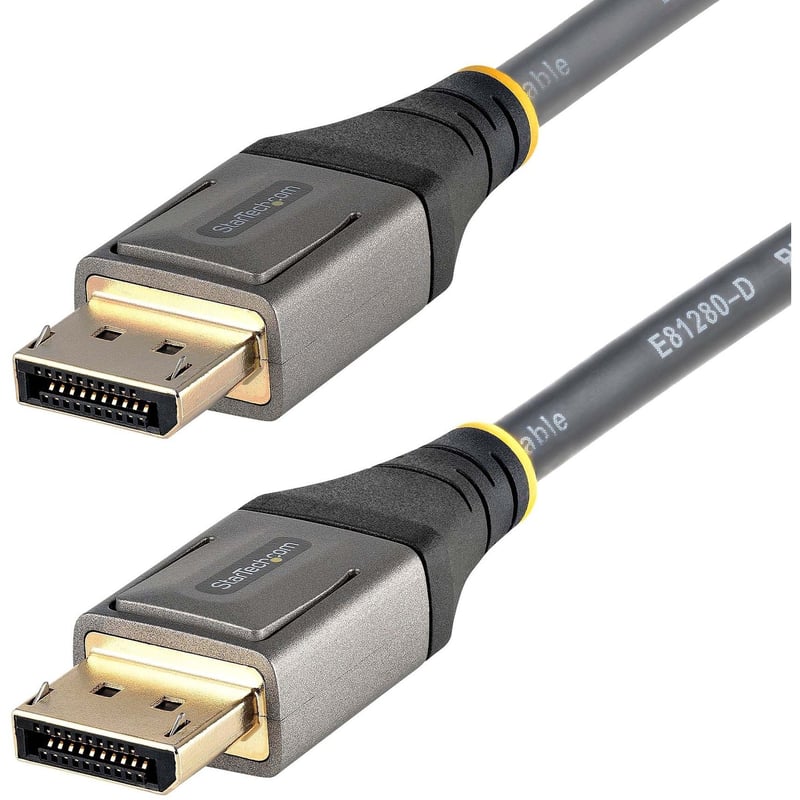 StarTech.com 16ft (5m) VESA Certified DisplayPort 1.4 Cable, 8K 60Hz HDR10, UHD 4K 120Hz Video, DP to DP Monitor Cord, DP 1.4 Cable, M/M - Thumbnail 1