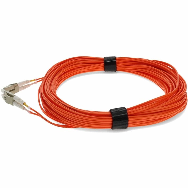 15M FIBER MMF LC/LC 62.5/125 DUPLEX ORANGE OM1 PATCH CABLE - Thumbnail 2