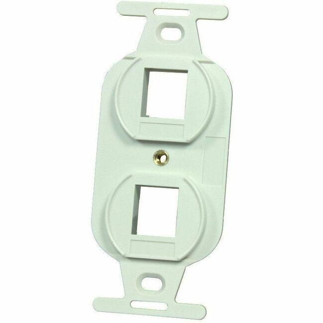 Ortronics 106 FRAME, KEYSTONE, 2 HOLE, FOG WHITE