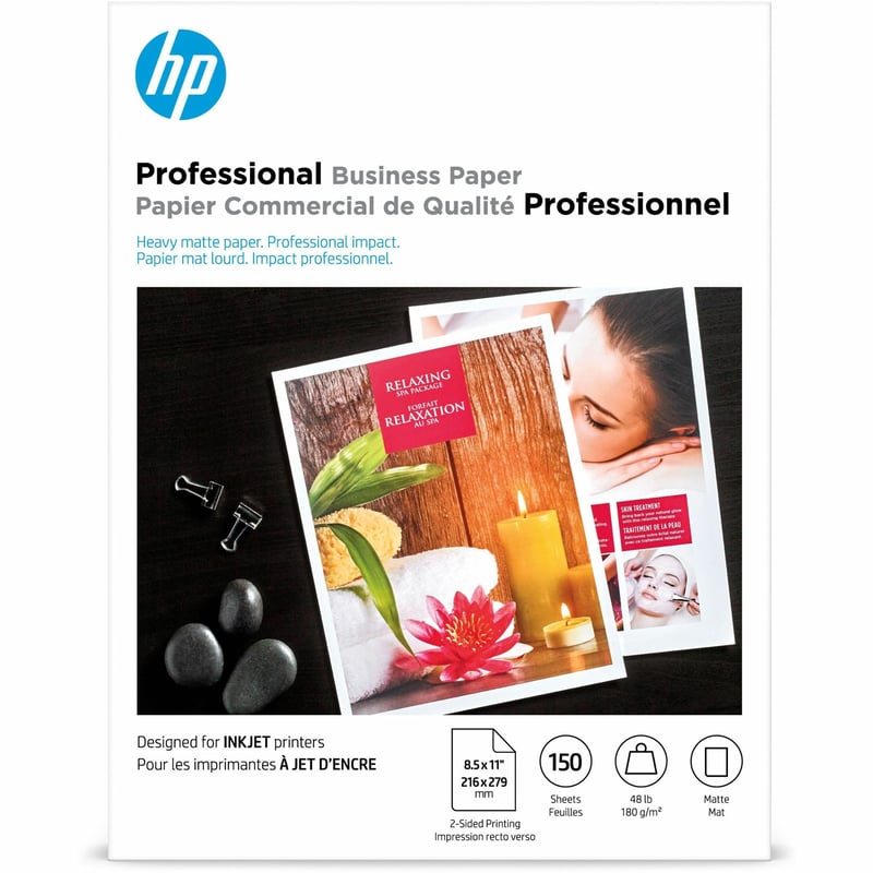 HP BROCHURE PAPER, 8.5X11, MATTE, 150 CT IDEAL FOR BUSINESSES THAT PRINT IMAGE - Thumbnail 1