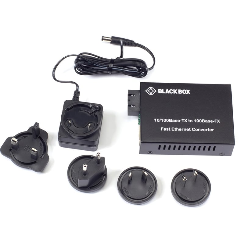 Black Box Pure Networking Fast Ethernet (100-Mbps) Media Converter - Thumbnail 4