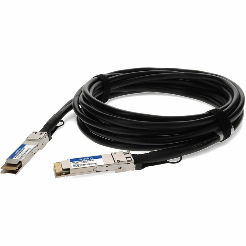 ADDON DELL DAC-Q28DD-200G-0-5M COMPATIBLE TAA COMPLIANT 200GBASE-CU QSFPDD DIREC - Thumbnail 1