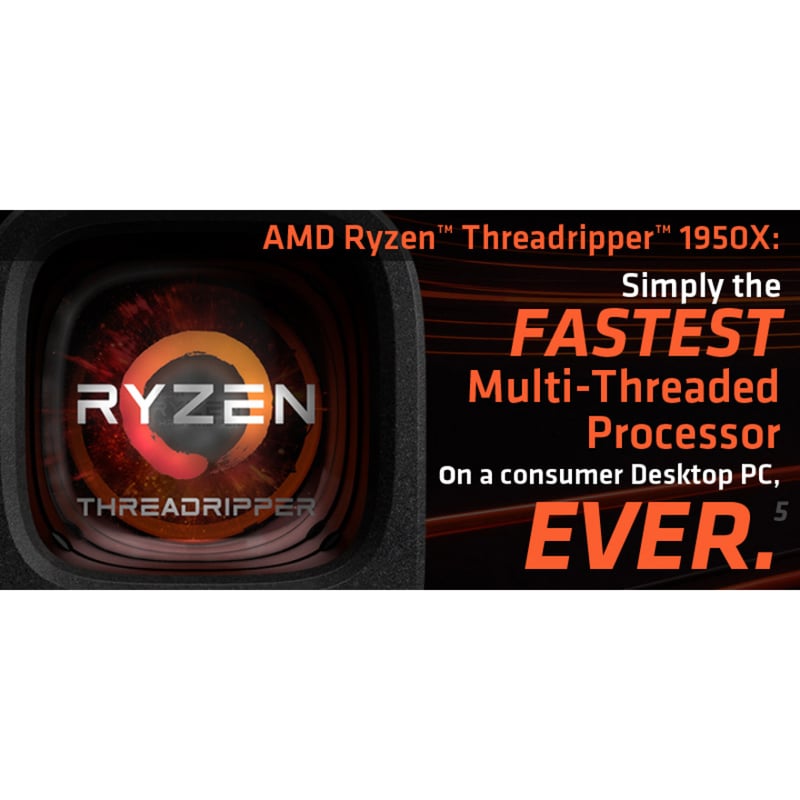 AMD RYZEN THREADRIPPER 1950X DESKTOP PROCESSOR - Thumbnail 2