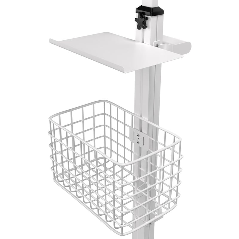 CTA Digital Medical Mobile Floor Stand with Small Enclosure - Thumbnail 5