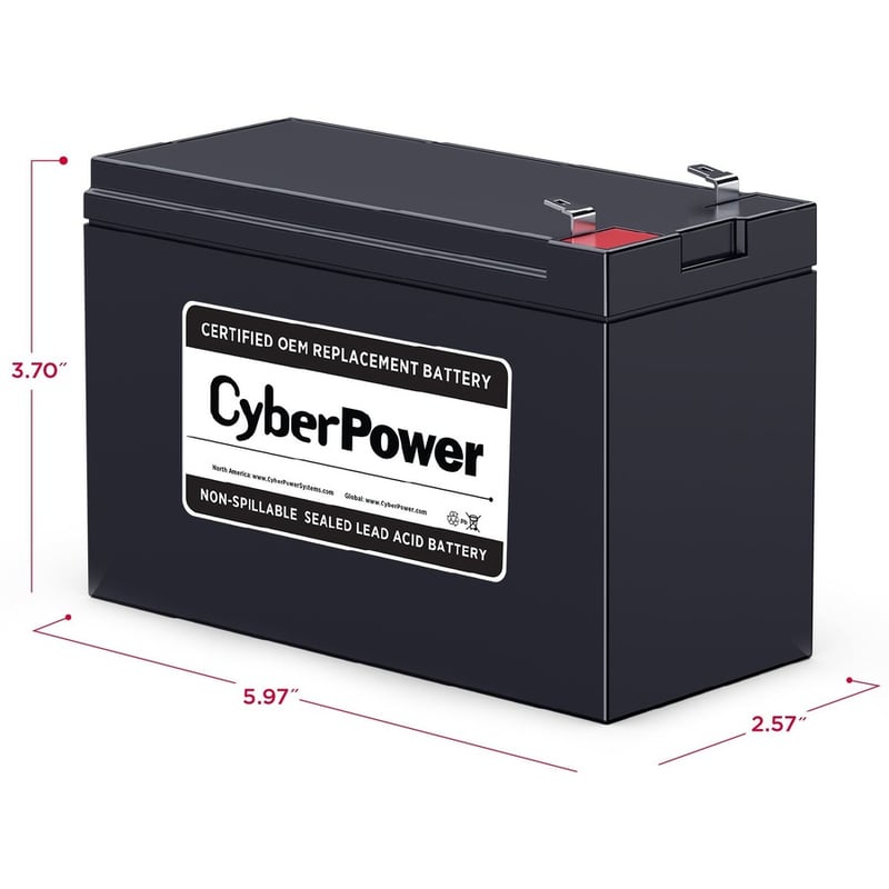 CyberPower RB1270B Replacement Battery Cartridge - Thumbnail 3