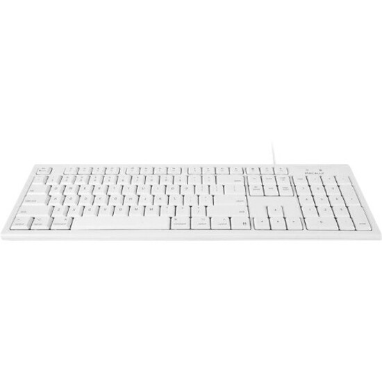 Macally White 104 Key Full Size USB Keyboard for Mac - Thumbnail 5