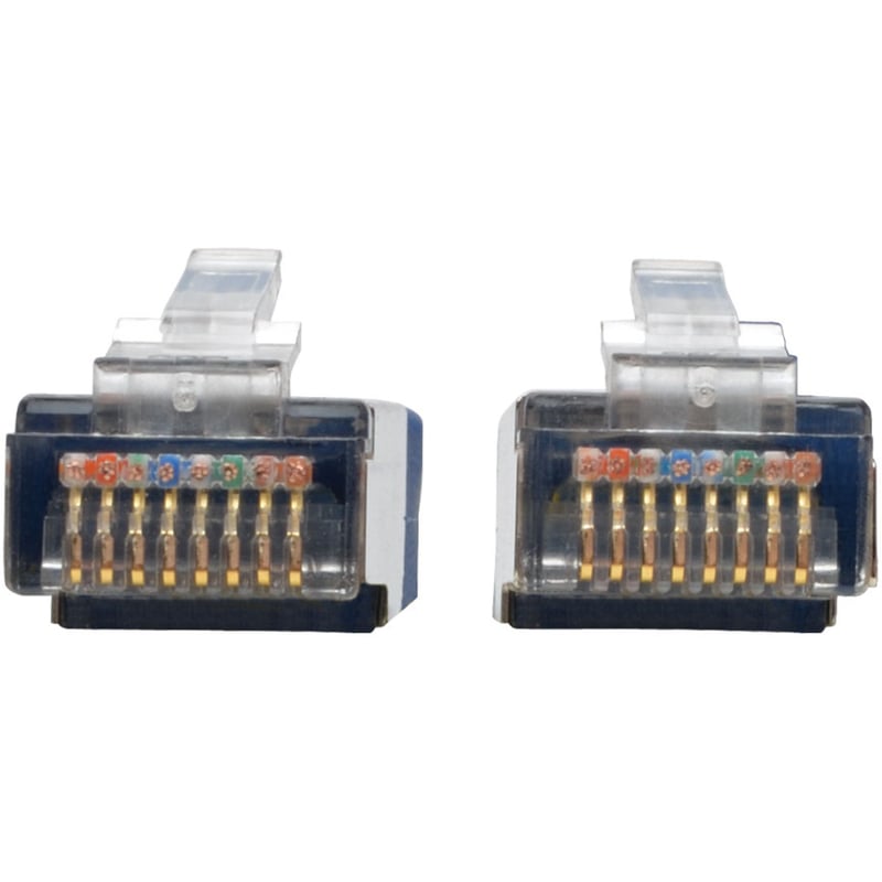 Eaton Tripp Lite Series Cat5e 350 MHz Molded Shielded (STP) Ethernet Cable (RJ45 M/M), PoE - Blue, 6 ft. (1.83 m) - Thumbnail 2