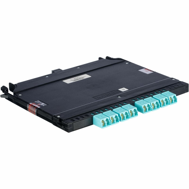 Panduit OM4+, 16f, LC Duplex to MPO-16 Cassette, Std IL, U2 Polarity
