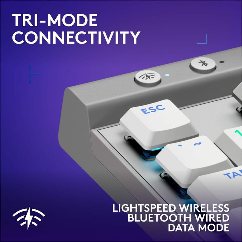 G515 LIGHTSPEED TKL KEYBOARD WHITE TACTILE - Thumbnail 5