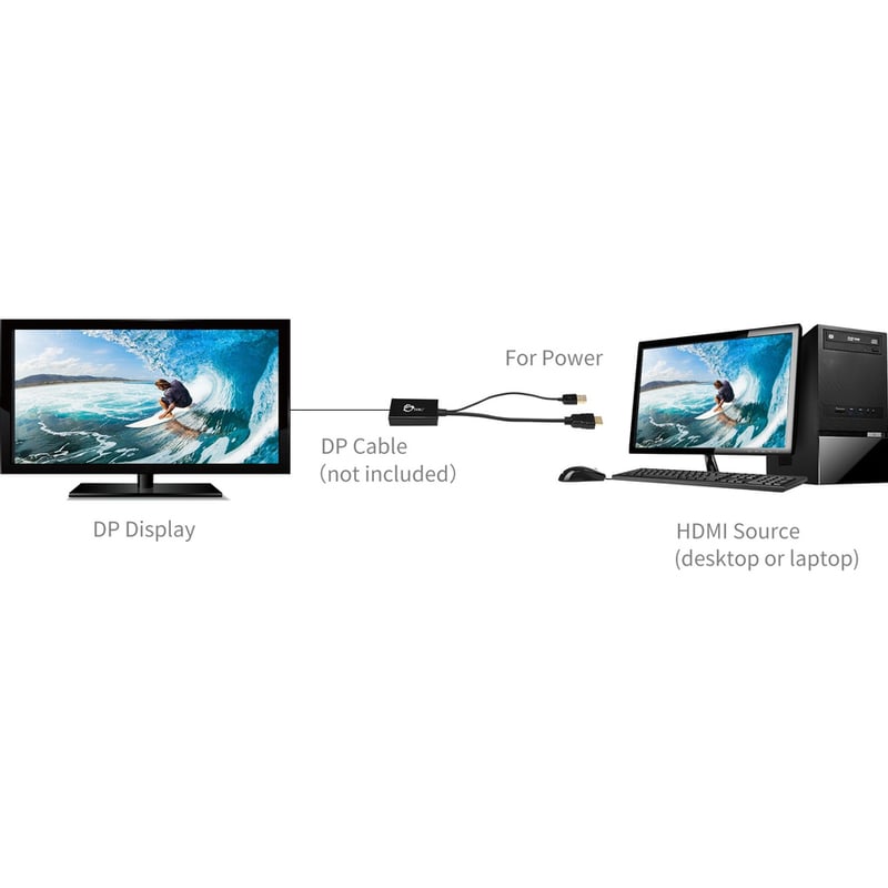 SIIG HDMI to DisplayPort 4K Ultra HD Converter - Thumbnail 5