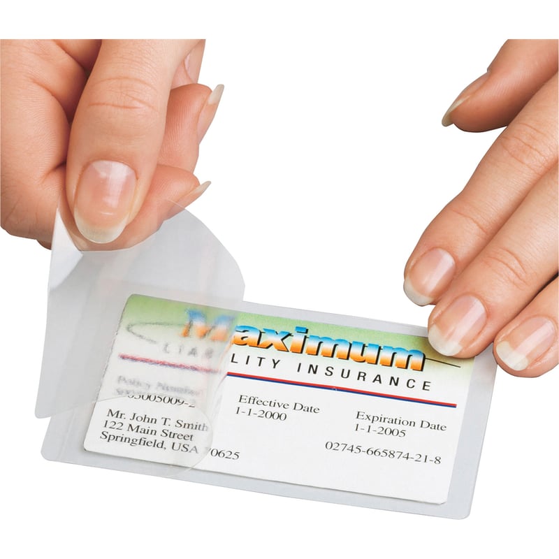 Scotch Self-sealing Laminating Business Card Pouches - Thumbnail 2