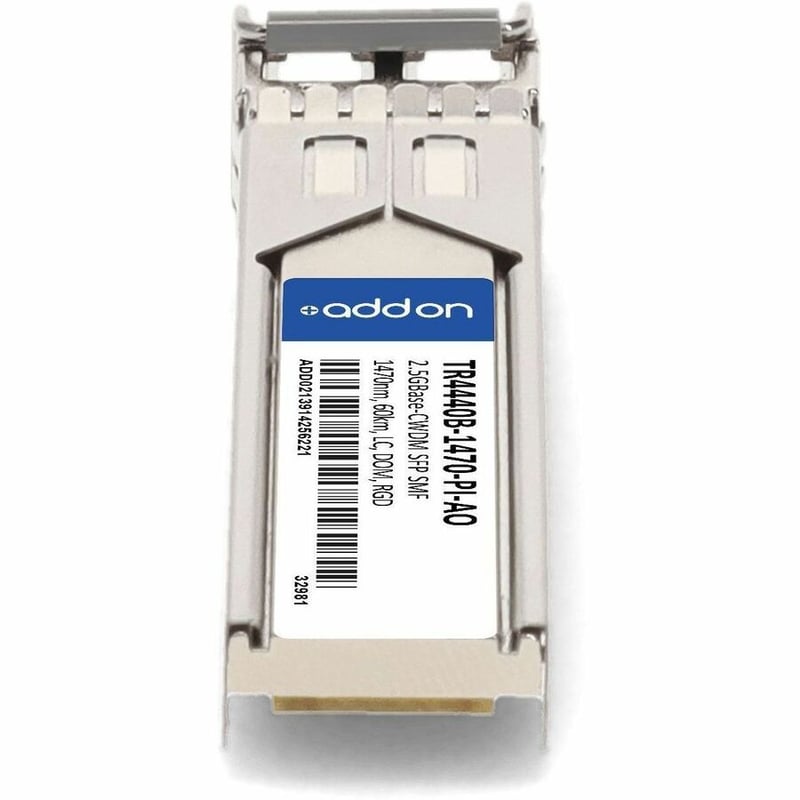 AddOn Arris® TR4440B-1470-PI Compatible TAA 2.1GBase-CWDM SFP Transceiver (SMF, 1470nm, 60km, LC, DOM, -40 to 85C) - Thumbnail 5