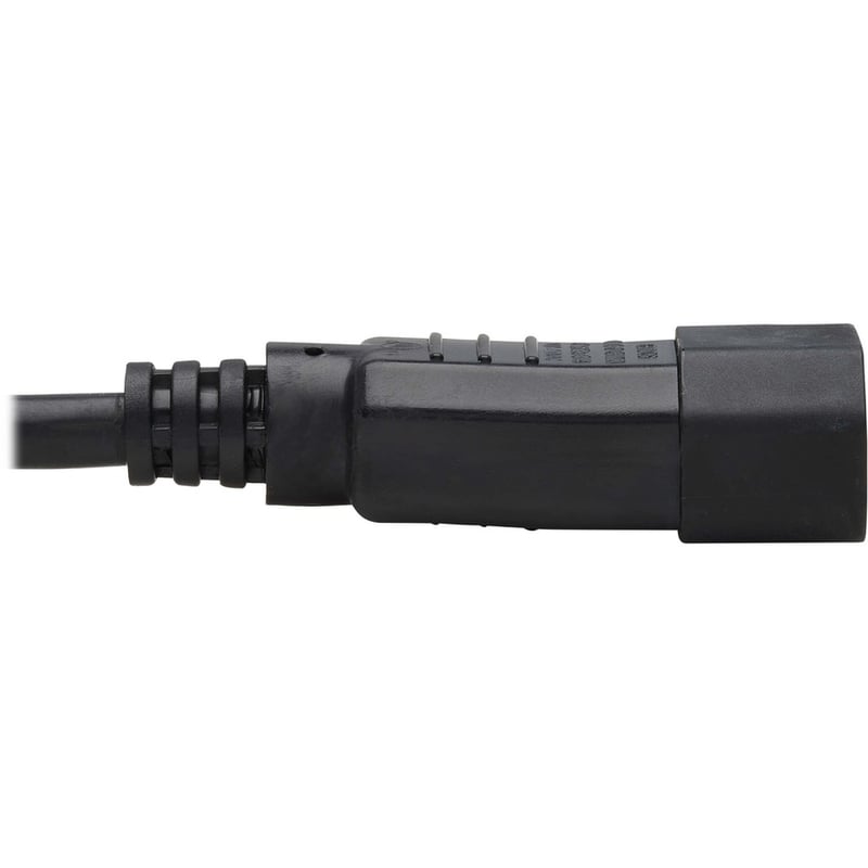Eaton Tripp Lite Series Power Cord Y Splitter, C14 to 2x NEMA 5-15R - 13A, 125V, 16 AWG, 18 in. (46 cm), Black - Thumbnail 2