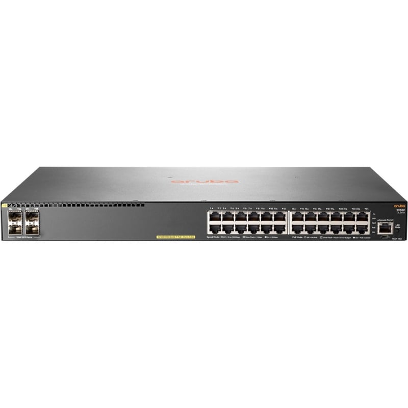 HPE 2930F 24G PoE+ 4SFP Switch - Thumbnail 1