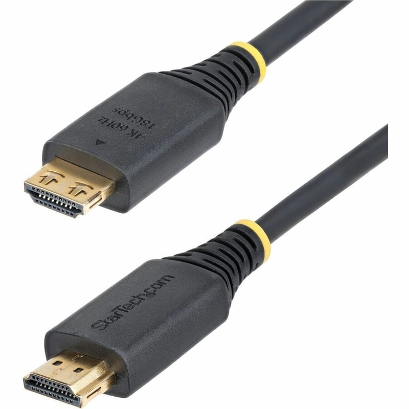 1M HIGH SPEED HDMI CABLE GRIPPING CONNECTORS/4K 60HZ/HDR10 - Thumbnail 2