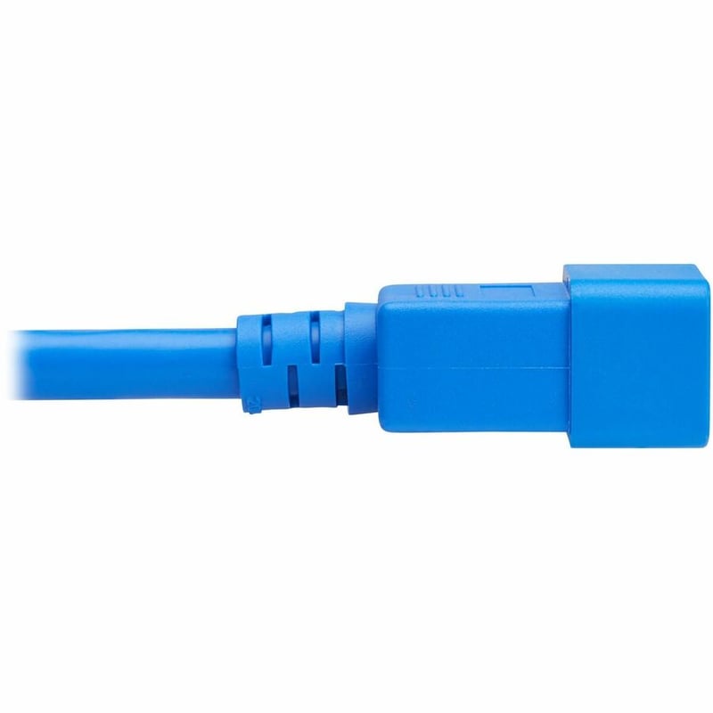 POWER CORD C20 C21 HEAVY-DUTY 20A 250V 12 AWG 2.5FT BLUE - Thumbnail 4