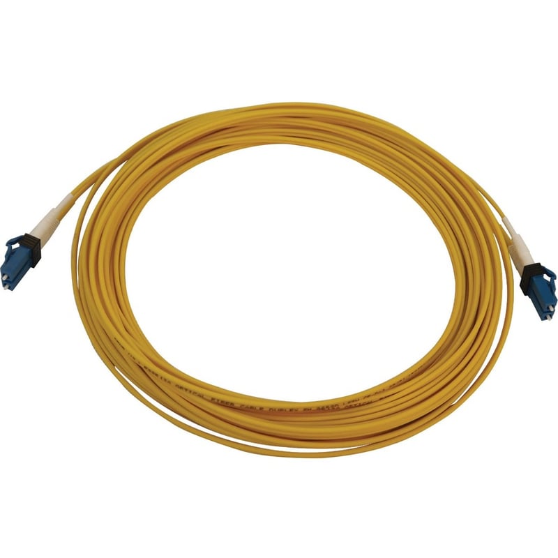 Eaton Tripp Lite Series 400G Duplex Singlemode 9/125 OS2 Switchable Fiber Optic Cable (LC/UPC M/M), LSZH, Yellow, 10 m (32.8 ft.) - Thumbnail 2