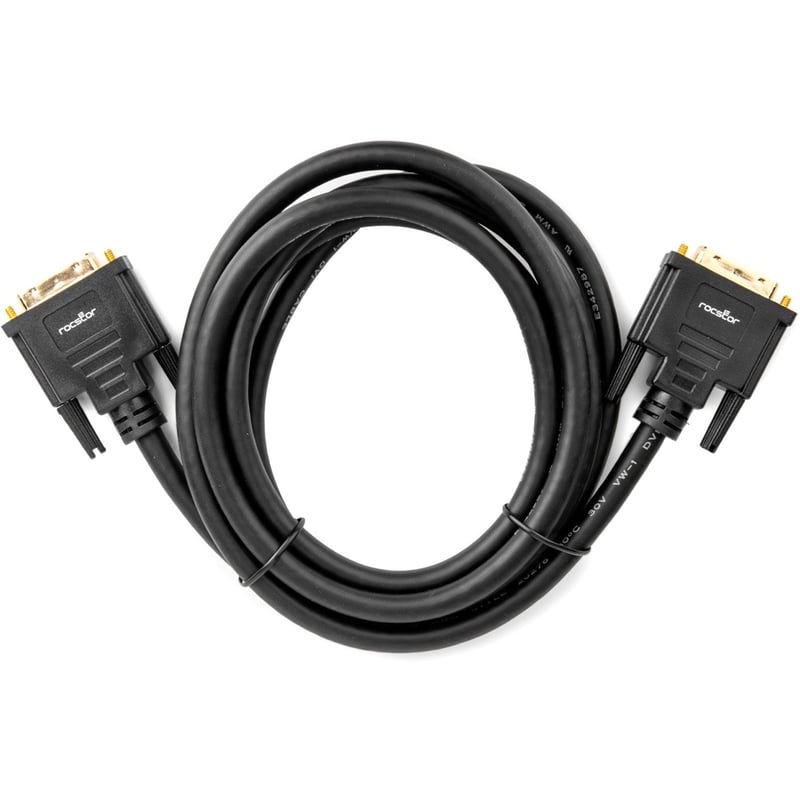 Rocstor DVI-D Dual Link Display Cable (m/m) Black - Thumbnail 1
