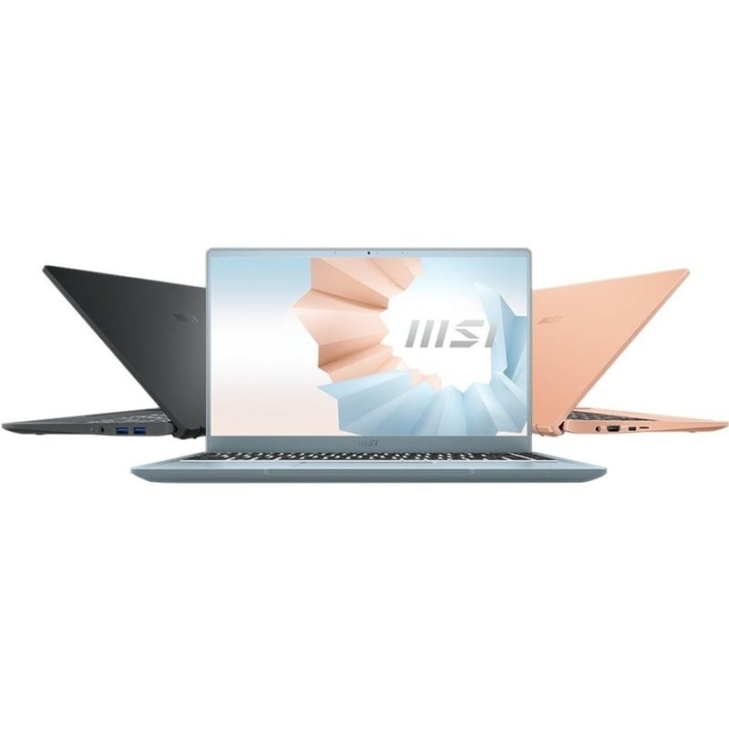 MSI Modern 14 B11MO-240 14" Rugged Notebook - Full HD - 1920 x 1080 - Intel Core i7 11th Gen i7-1165G7 900 MHz - 8 GB Total RAM - 512 GB SSD - Carbon Gray - Thumbnail 2