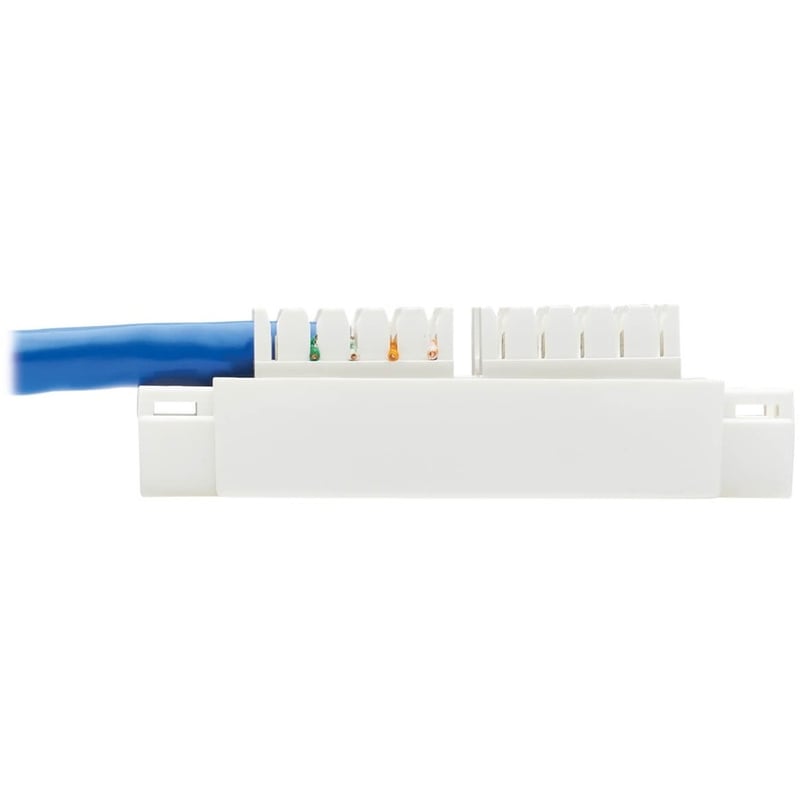 Eaton Tripp Lite Series Cat6 Junction Box Cable Assembly - Surface Mount, Unshielded, PoE+, RJ45/110 Punchdown, 18-in. (45.72 cm), Blue, TAA - Thumbnail 2