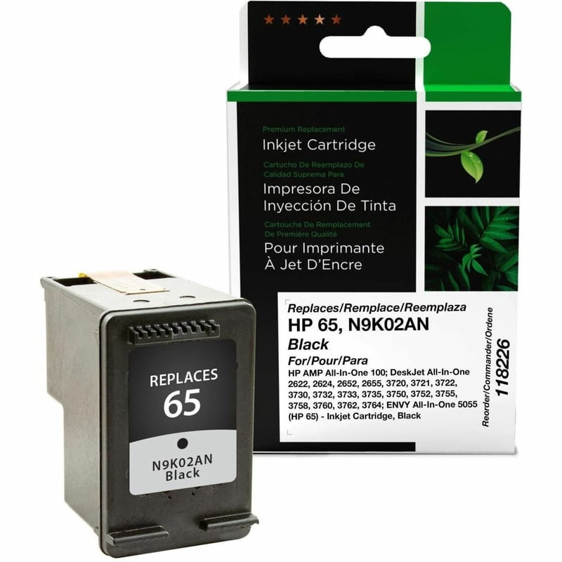Clover Imaging Remanufactured Black Ink Cartridge for HP 65 (N9K02AN) - Thumbnail 1