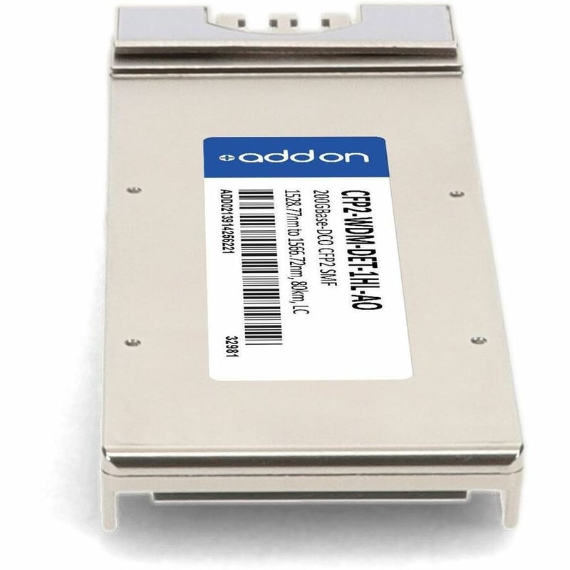 AddOn Cisco® CFP2-WDM-DET-1HL Compatible TAA 100/200GBase-DCO CFP2 Transceiver (SMF, 1528.77nm to 1568.36nm, 80km, LC) - Thumbnail 4