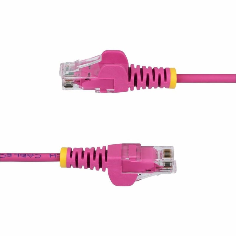 SLIM CAT6 CABLE PINK LSZH SLIM SNAGLESS RJ45 UTP PATCH CABLE