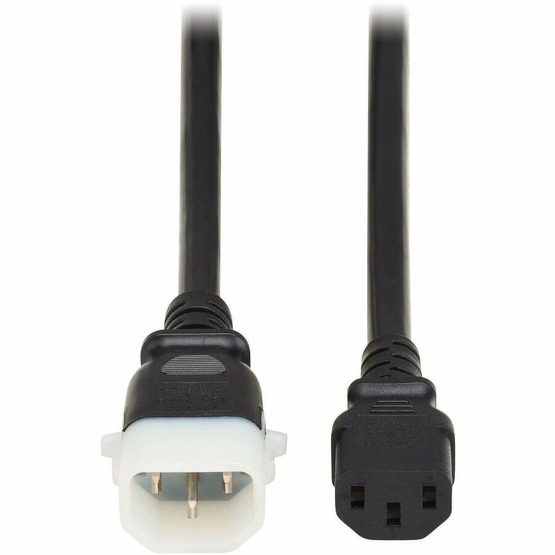 Eaton Tripp Lite Series PDU Power Cords, C13 to P-Lock C14 - Heavy-Duty, 15A, 250V, 14 AWG, 10 ft. (3.1 m), Black, 6 Pack - Thumbnail 2