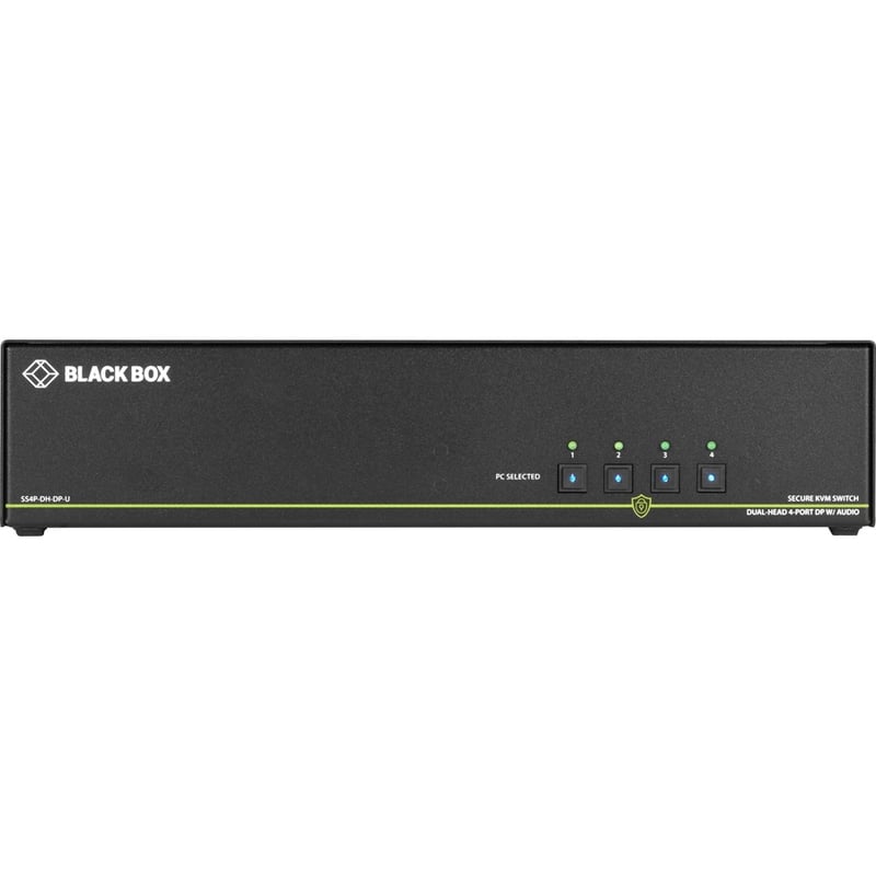 Black Box NIAP 3.0 Secure 4-Port Dual-Head DisplayPort KVM Switch - Thumbnail 2
