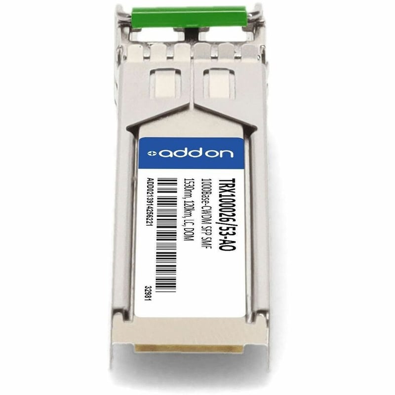 AddOn Infinera® TRX100026/53 Compatible TAA 1000Base-CWDM SFP Transceiver (SMF, 1530nm, 120km, LC, DOM) - Thumbnail 4