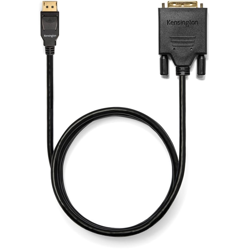 Kensington DisplayPort 1.1 (M) to DVI-D (M) Passive Unidirectional Cable, 6ft - Thumbnail 4