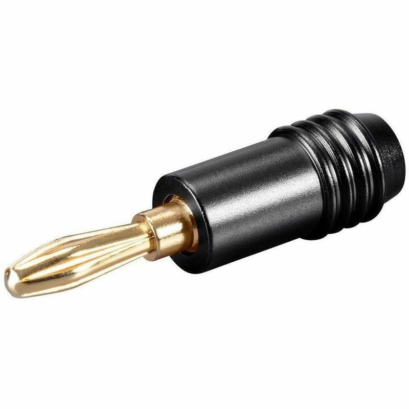 MONOPRICE 2 PAIR AFFINITY SERIES 24K GOLD SPEAKER BANANA PLUG - Thumbnail 5