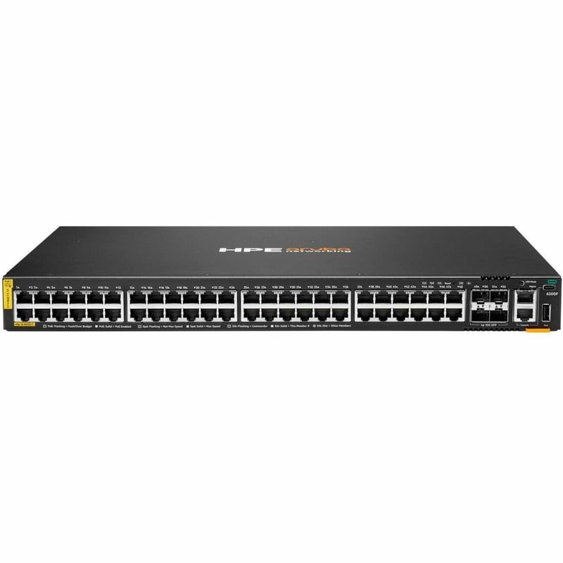 Aruba CX 6200F 48G Class 4 PoE 4SFP+ 370W Switch - Thumbnail 1