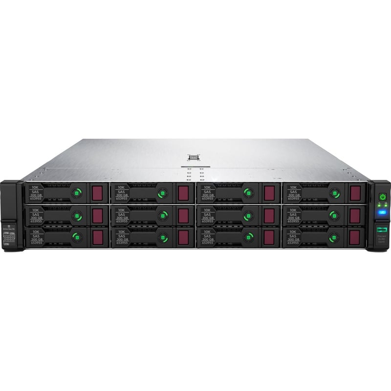 HPE ProLiant DL380 G10 2U Rack Server - 1 x Intel Xeon Silver 4208 2.10 GHz - 32 GB RAM - Serial ATA/600, 12Gb/s SAS Controller - Thumbnail 2