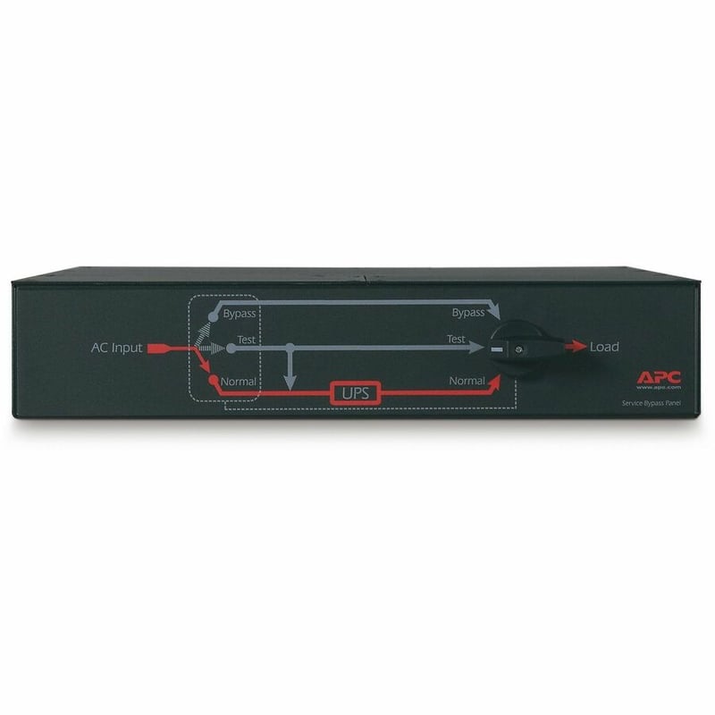 APC 19" Rack Mountable 24A Maintenance Bypass Panel - Thumbnail 4