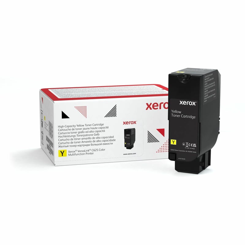 Xerox Original High Yield Laser Toner Cartridge - Yellow Pack