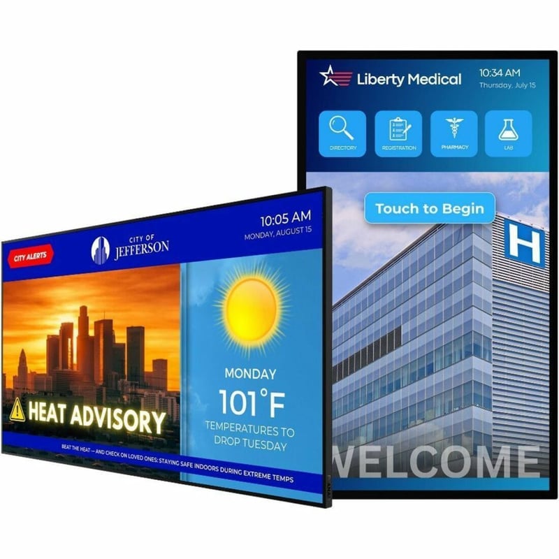 55IN DIAGNAL UHD D-LED ENERGY STAR CERT TAA COMPLIANT - Thumbnail 1