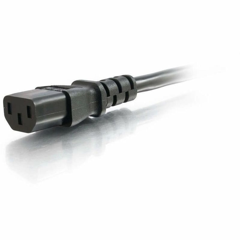 8FT 18AWG HSPTLPC COILED 5-15P-C13 BK - Thumbnail 3