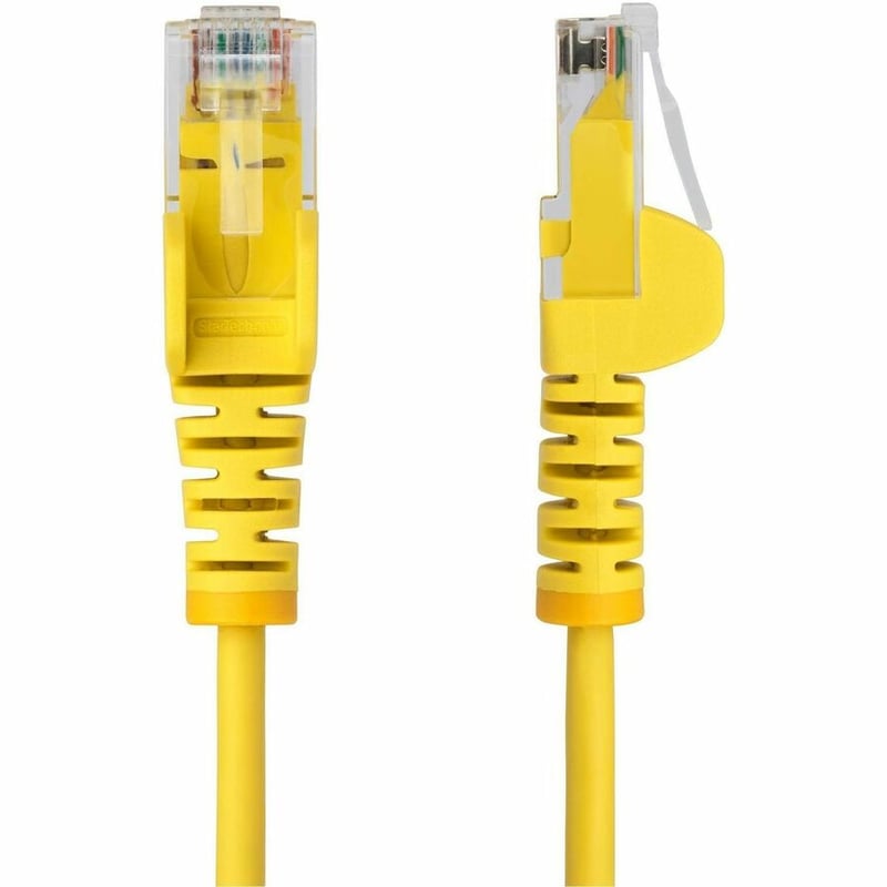 SLIM CAT6 CABLE YELLOW LSZH SLIM SNAGLESS RJ45 UTP PATCH CABLE