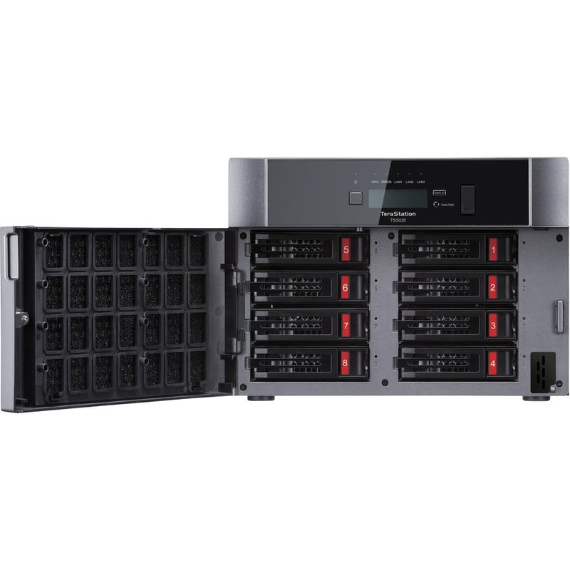 BUFFALO TeraStation 5820 8-Bay 160TB (8x20TB) Business Desktop NAS Storage Hard Drives Included - Thumbnail 2