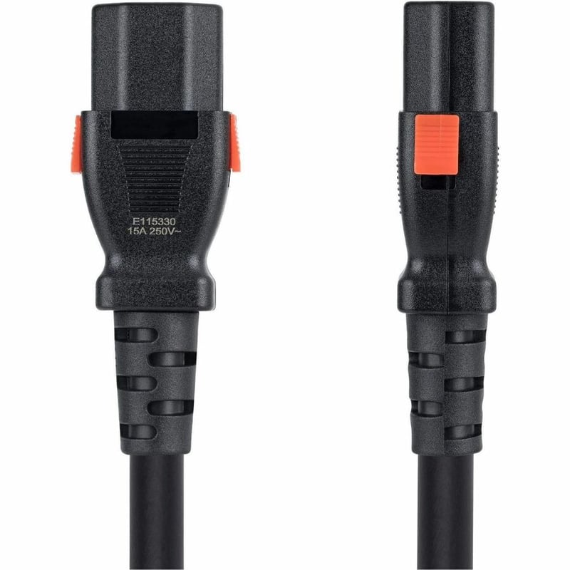 10FT HEAVY DUTY POWER CORD TAA LOCKING C14 TO C13 EXTENSION CORD - Thumbnail 5