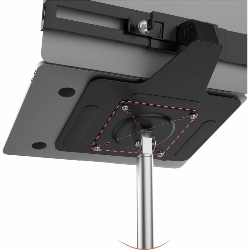 CTA Digital Rolling Floor Stand with Security Laptop Holder - Thumbnail 5