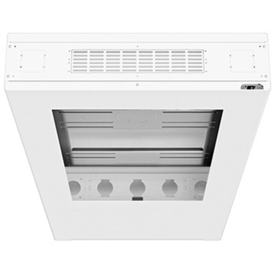 Chief Impact 55 Inch Floor Mounted Back-to-Back Kiosk - Portrait Orientation - White - Thumbnail 2