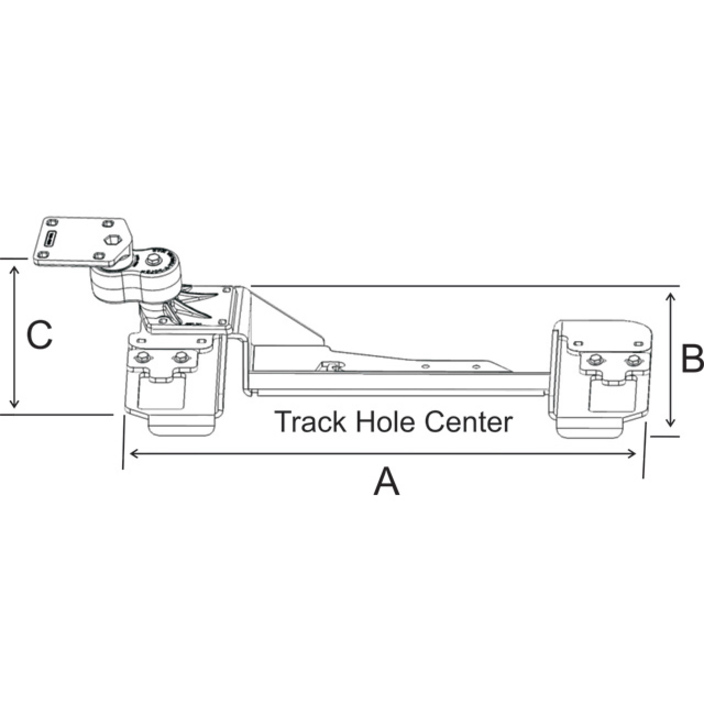 RAM Mounts No-Drill Vehicle Mount for Notebook - Thumbnail 2