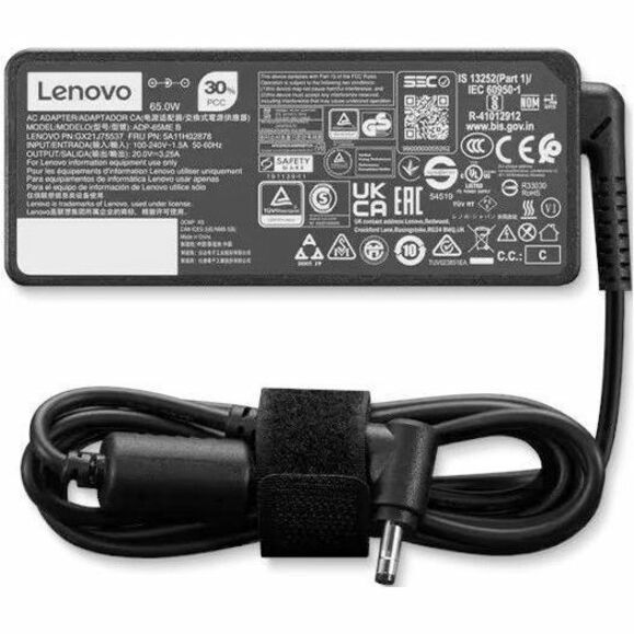 Lenovo 65W AC Adapter (Round Tip) - Thumbnail 2