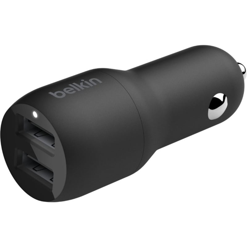 Belkin BoostCharge Dual USB-A Car Charger 24W (USB-A to Lightning Cable included) - Thumbnail 5