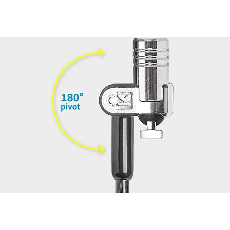 Kensington MicroSaver 2.0 Keyed Twin Laptop Lock - Thumbnail 4
